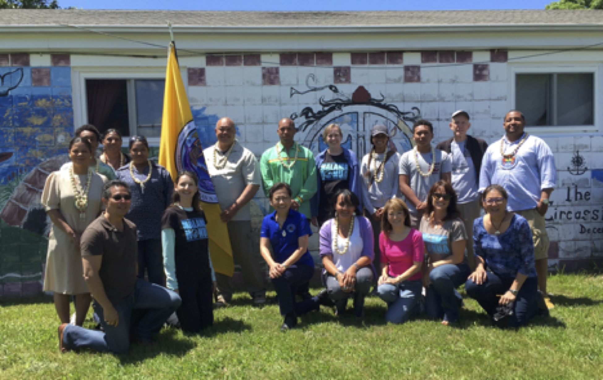 Promise delegation and Shinnecock Tribal Leaders and youth council