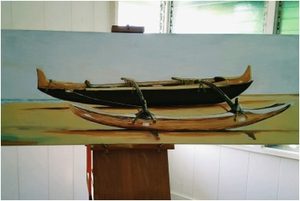 canoe painting