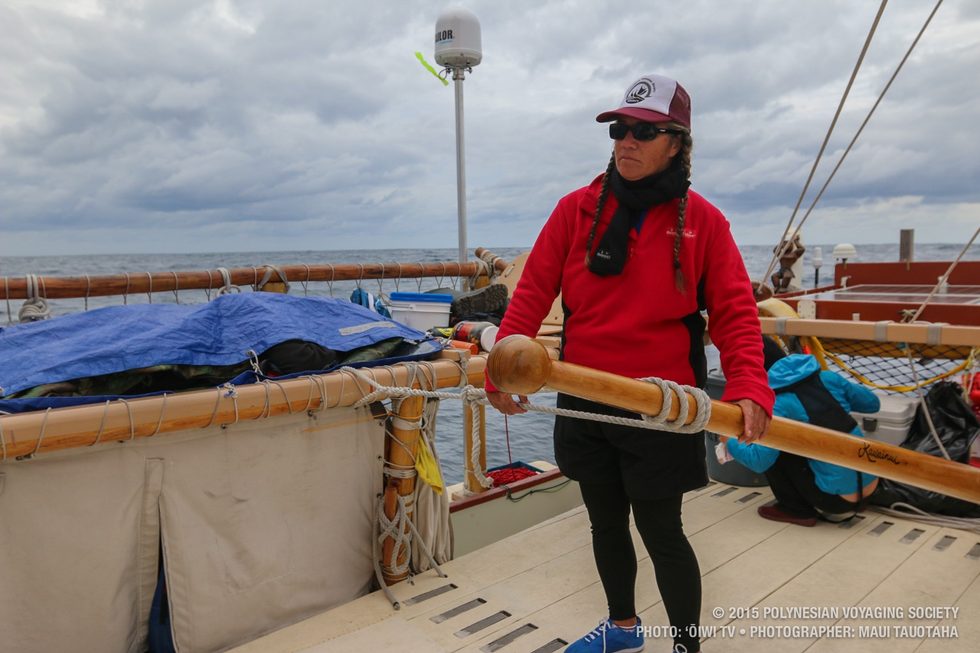 Hauʻoli on the sweep.