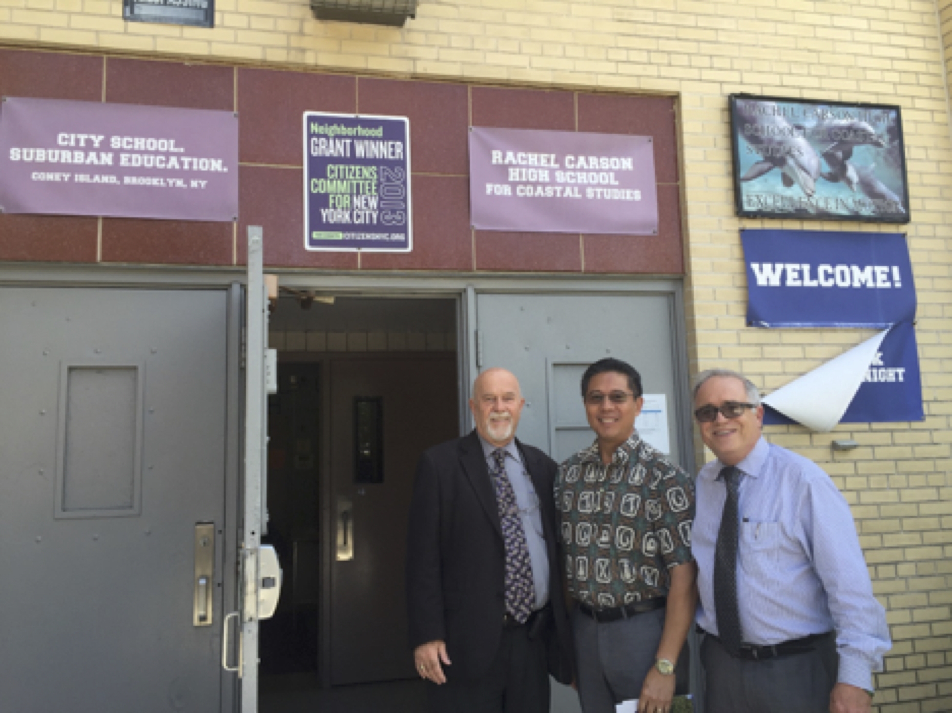 Abraham Furleiter, Gerard Akaka, Ed Wilensky (from left)
