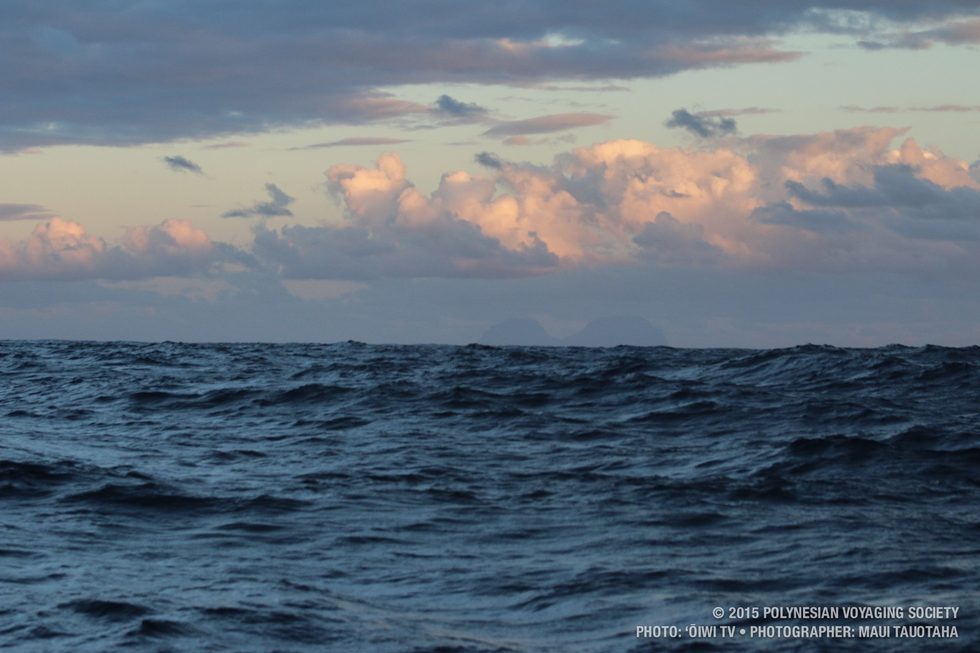 Lord Howe island at sunset.