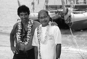 Mau and Nainoa. Photo: Ben Finney.