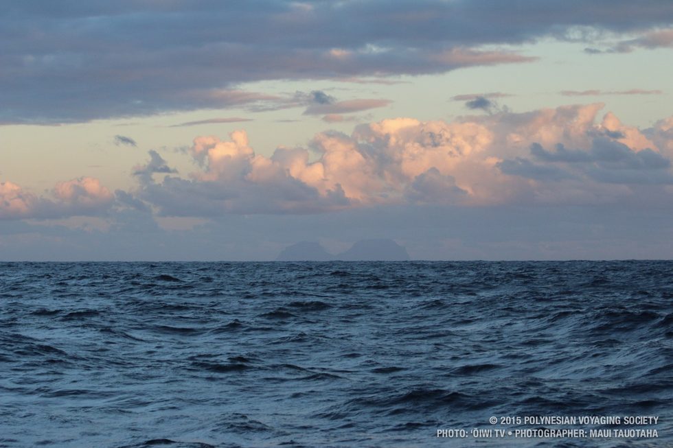 Lord Howe island at sunset.