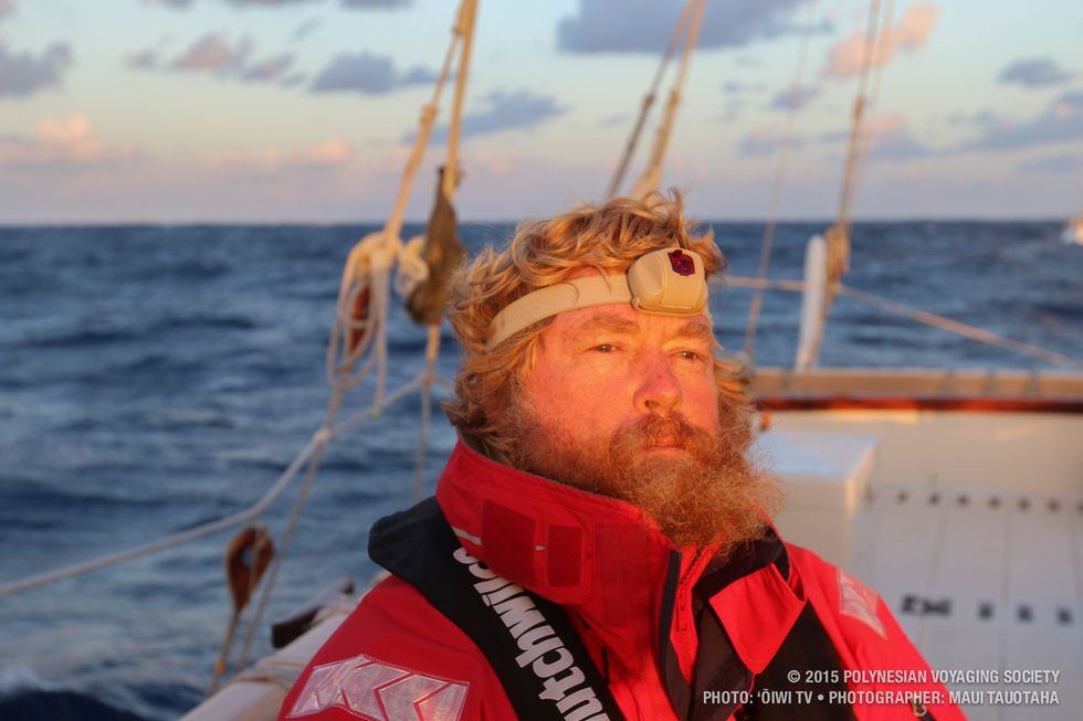 Craig soaking in the sunrise.