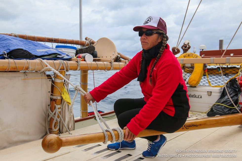Hauʻoli on the sweep.