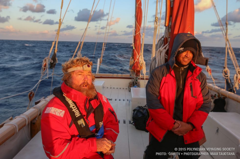 Craig and Kawika appreciating the sunrise