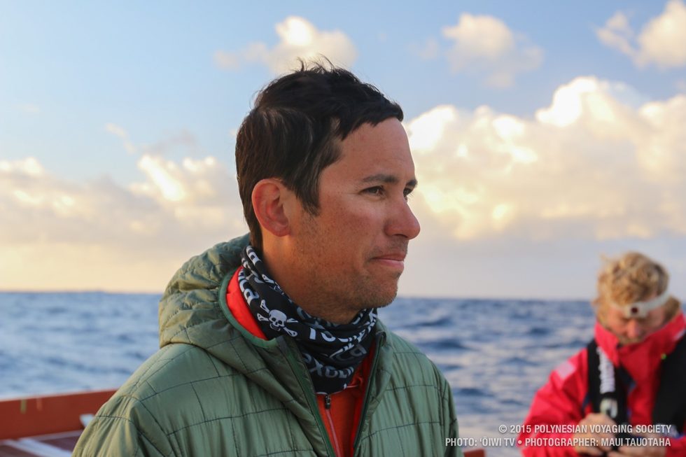 Navigator Kaleo Wong, hoping to find Lord Howe island today.
