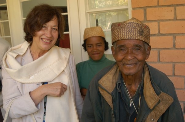 Pat in Madagascar with Malagasy Elder copy