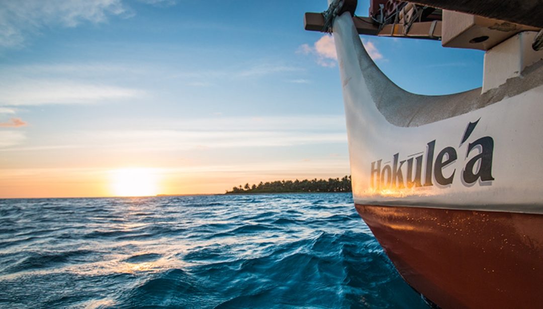 Hōkūleʻa and Hikianalia Sail to Honolua Bay, Maui on 45th Anniversary of Hōkūleʻa’s Maiden Voyage to Tahiti