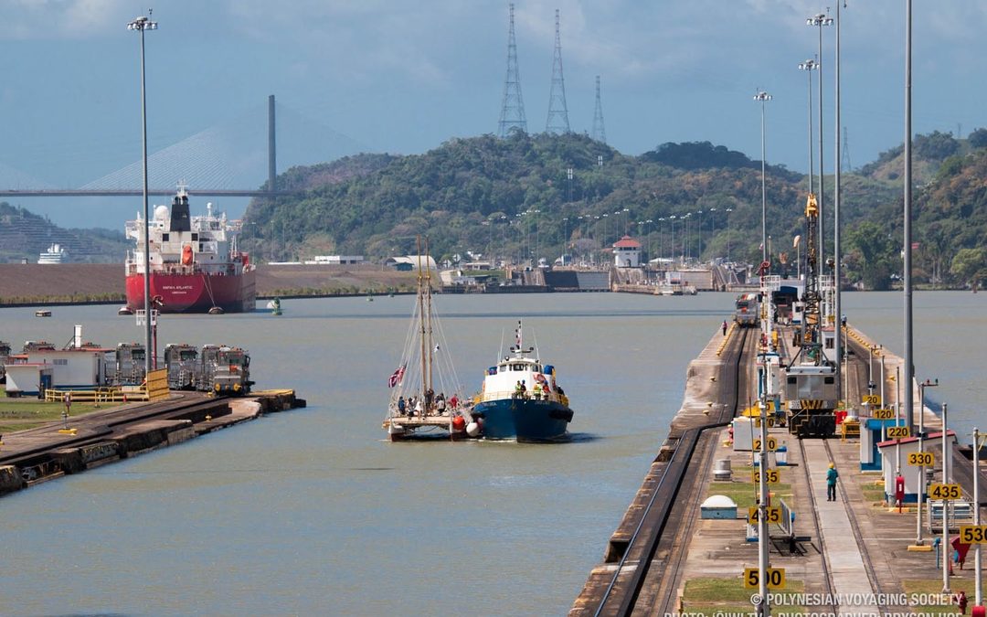 Hōkūleʻa Completes Transit Through Panama Canal and  Returns to Pacific Waters