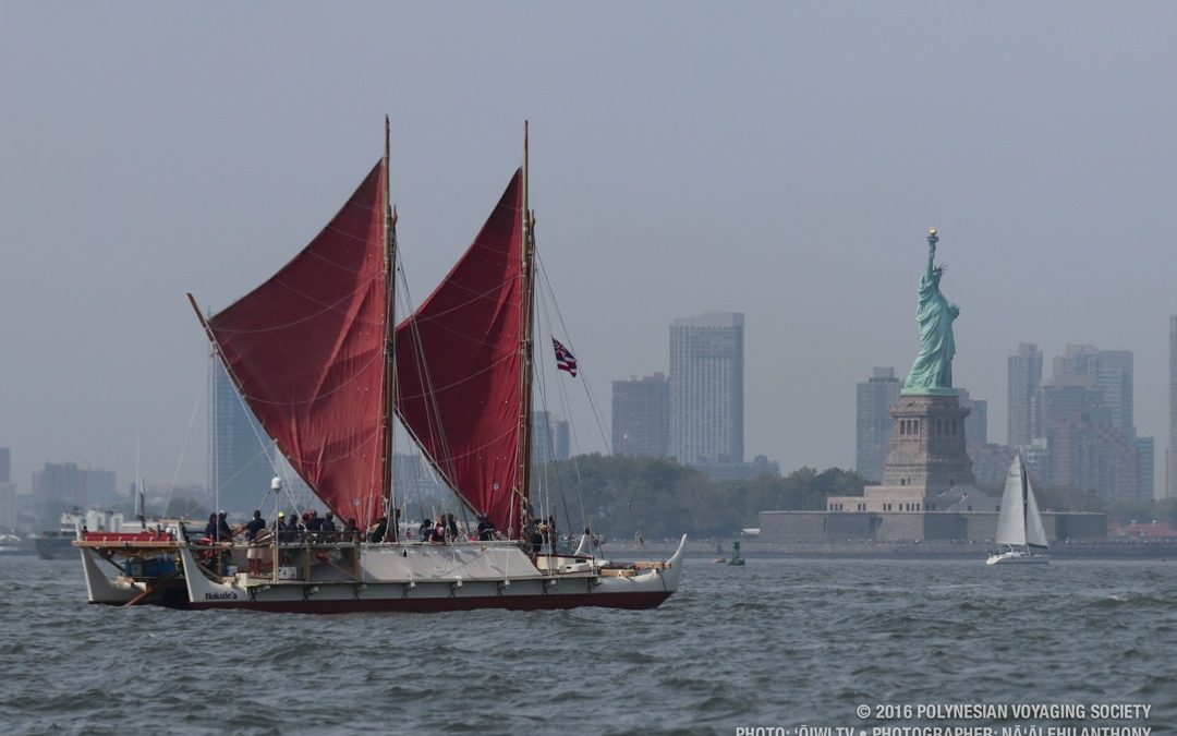 Hōkūleʻa Arrives in New York City!
