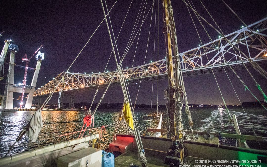 Hōkūleʻa Departs Haverstraw, NY