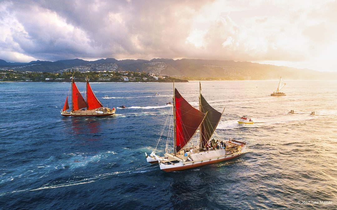 Polynesian Voyaging Society Launches Hōkūleʻa’s Mahalo, Hawai’i Sail
