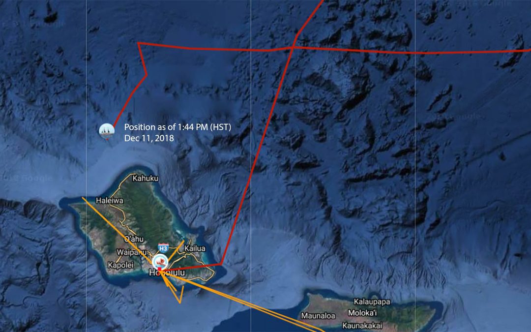 Hikianalia Update | Dec 11, 2018: Hikianalia Approaching Honolulu