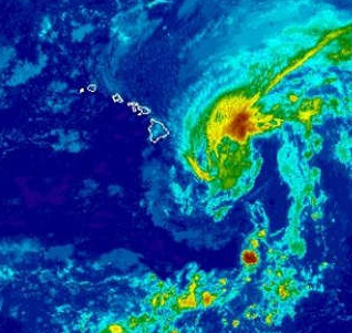 Securing the Canoes from Tropical Storm Flossie