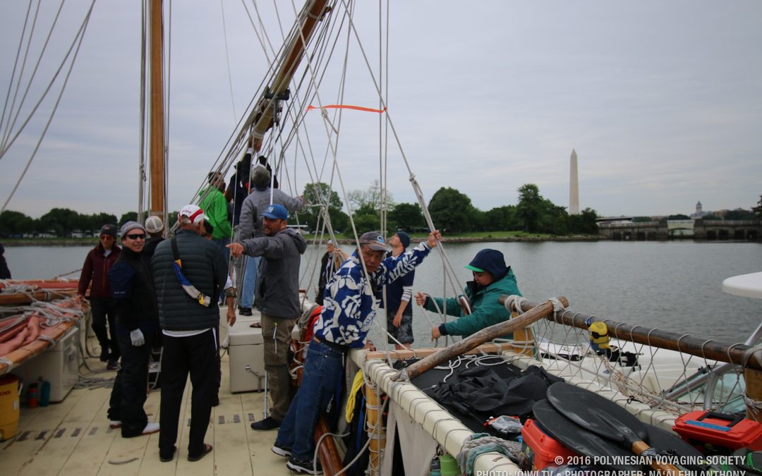 Worldwide Voyage | Mast Stepping in Washington DC