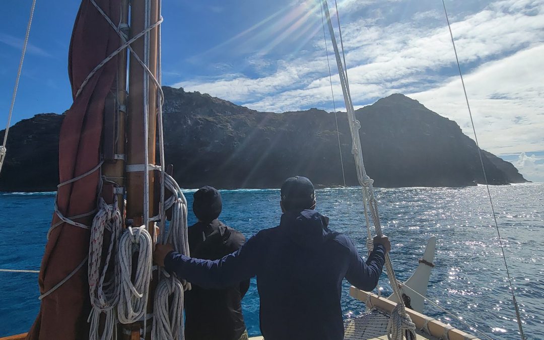 Voyage Update | June 24, 2021: Hōkūleʻa and Hikianalia depart Lalo (French Frigate Shoals) for Nihoa