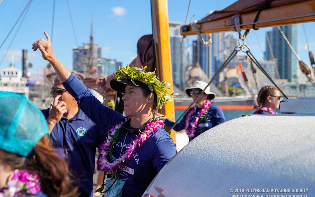 Hikianalia and Crew Depart for Hawaiʻi